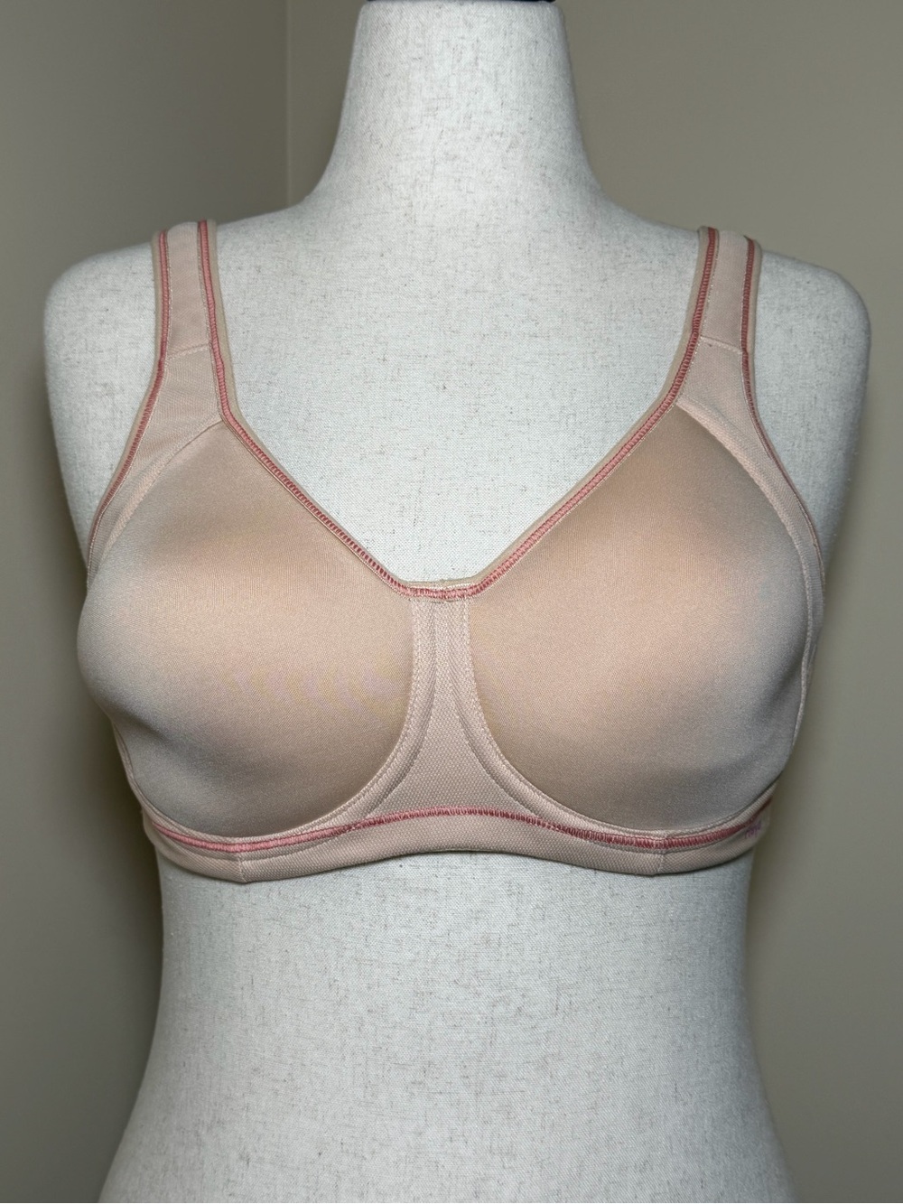 Freya Active Sonic Underwire Spacer Sports Bra 34DD Nude High Impact Bra